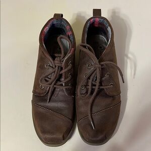 BOBS from Skechers Brown Ankle Booties with Suede Finish